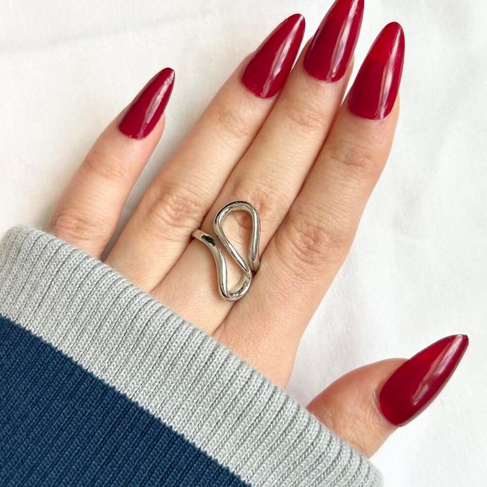 Vintage Inspired Luxury Silver Tone Ring